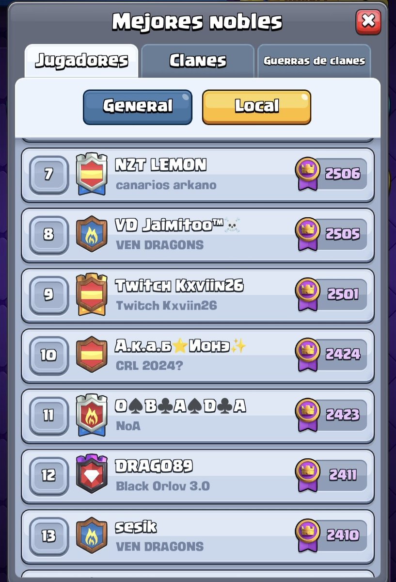 LaCasaDragonCR's tweet photo. ¡Vaya par de 🐉🐉!
- @JaimitooCR y Sesik
¡Cómo les va el TOP ESPAÑA🇪🇸🔝!
@VENDRAGONSCR @vengeance_CR #ClashRoyale https://t.co/pn5x6yeM3Q