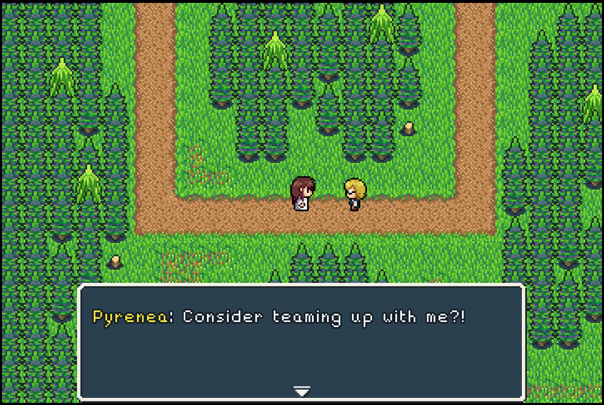 GreyCatGameDev's tweet photo. Finishing up some cutscenes! #RPG #rpgmaker #gamedev #IndieGameDev #indiedev #pixelart https://t.co/utU1VKOA1o