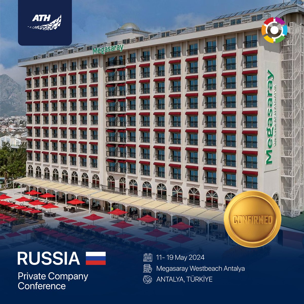 inventumglobal's tweet photo. We proudly announce our new Private Company Conference project with our partner ATH at Megasaray Westbeach Antalya between the 11th and the 19th of May 2024.
#inventumglobal #meeting #incentive #conference #events #wedding #team #together #inventumwedding #inventummice #destination #micetürkiye #travelmarketing #bettertogether