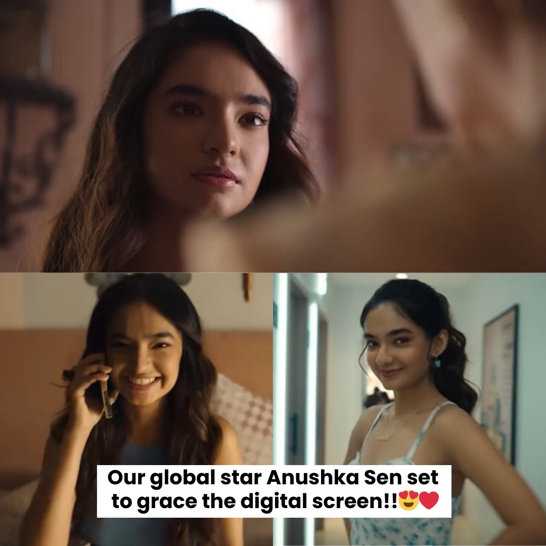 Our Global Star, Anushka Sen's Dil Dosti Dilemma is coming to Prime Video on 25th April! She has been pinning India on the global map & now, is set to win the digital screens❤️🥰 #AnushkaSen #DilDostiDilemma #FirstIndiaFilmy