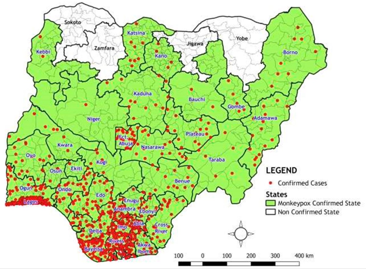 Sorry, I’m rubbish at this: Here is part two.. geographic distribution, lots of urban cases (see Lagos). Data are from NCDC. Link to figures: try this researchgate.net/profile/Friday…