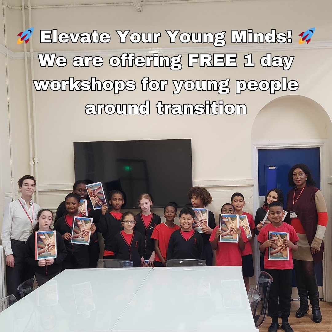 We are offering half or one day FREE workshops for young people around transition. We will equip your students with invaluable skills to navigate life's transitions with grace and resilience. Empower your young minds for success! Contact us if interested elevatedmindscoaching.com