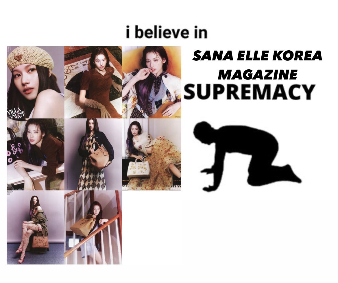 I BELIEVE IN SANA ELLE KOREA MAGAZINE SUPREMACY🧎🏻‍♀️