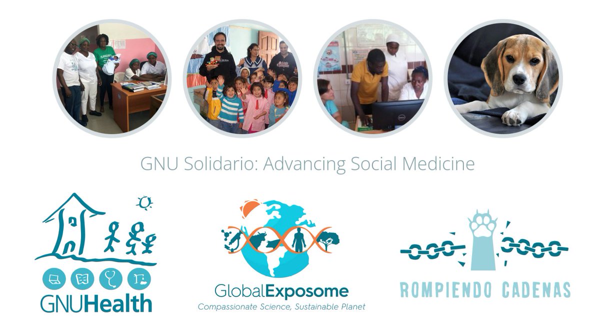 GNU Solidario is the NGO behind #GNUHealth and other cool projects. Your support is crucial to keep helping millions around the world. You can become a member or donate to @gnusolidario 👇 my.gnusolidario.org/join-us/ #OpenScience #SocialMedicine #HumanRights #AnimalRights