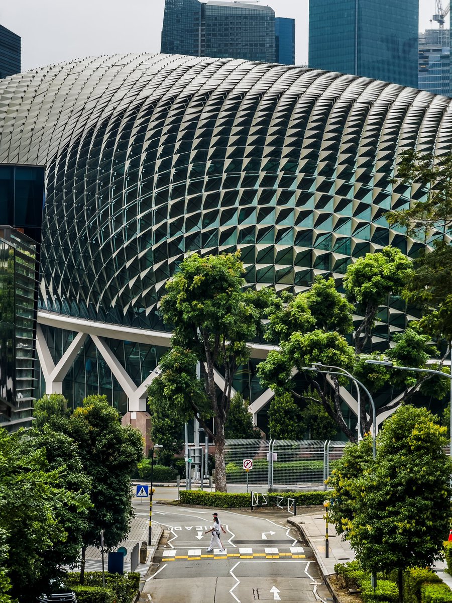 From every angle, Esplanade - Theatres on the Bay shines as a beacon of architectural innovation and cultural celebration.

#sgarchitecture #singapore #architecture_view #architecture #seemycity @esplanade_sg