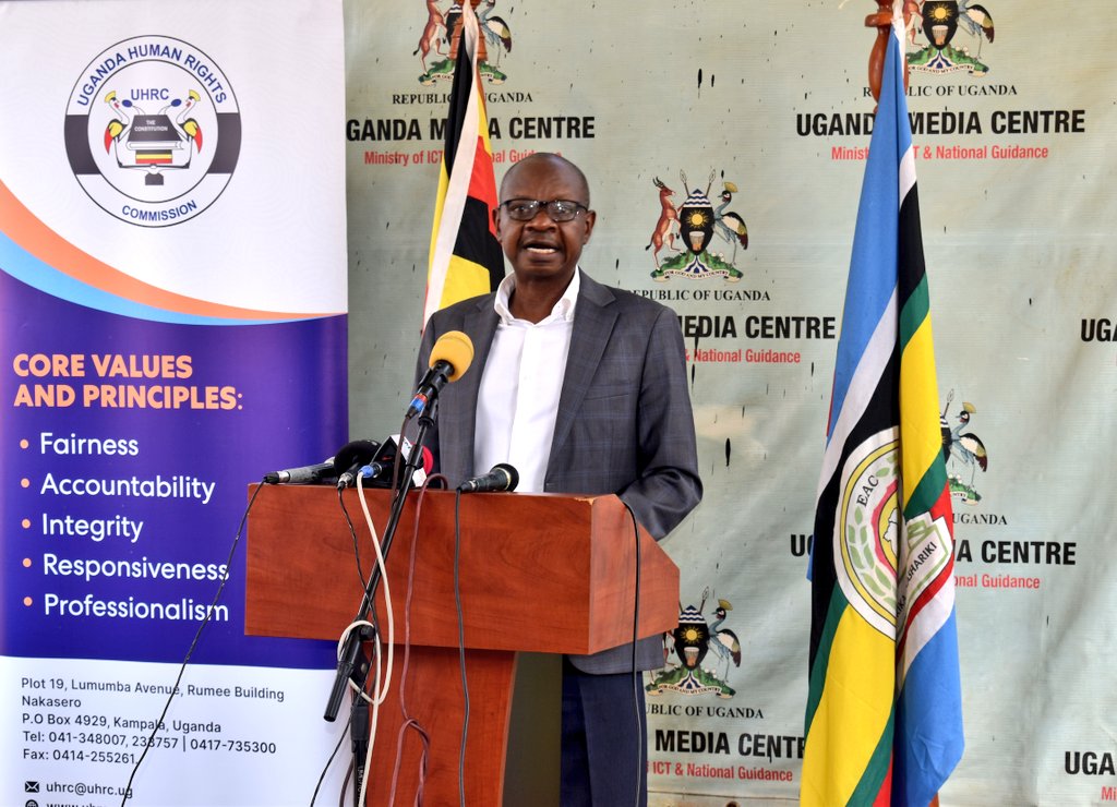 UHRC_UGANDA's tweet photo. We, together with the @SectorUganda , have held a Joint Press Conference to flag off commemoration activities for the World Press Freedom Day (WPFD). Hon @ckaheru represented @ChairpersonUhrc Hon. Mariam Wangadya and the Coordinator Dr. George William Lugalambi represented the Sector. The WPFD will be commemorated on May 3, 2024 under the theme: A Press for the Planet: Journalism in the face of the Environmental Crisis." The other partners include; @ACME_Africa @MediaCouncilUg @MFAUganda @HRNJUganda @IMChallengeug
Uganda Editors’ Guild, Uganda National Academy of Sciences, Health Journalists Network Uganda,  International Training Programme, Northern Uganda Media Club, Elgon Journalists’ Association, Umbrella for Journalists Kasese, and Teso Journalists for Community Empowerment. 
@lo_apitta @shifrahl @SimeoNsubuga @BKamadi @RSsekindi @IdaNakiganda @RoseMKemi @amayoroseline2 @Crystalsarah29 @JulietLogose