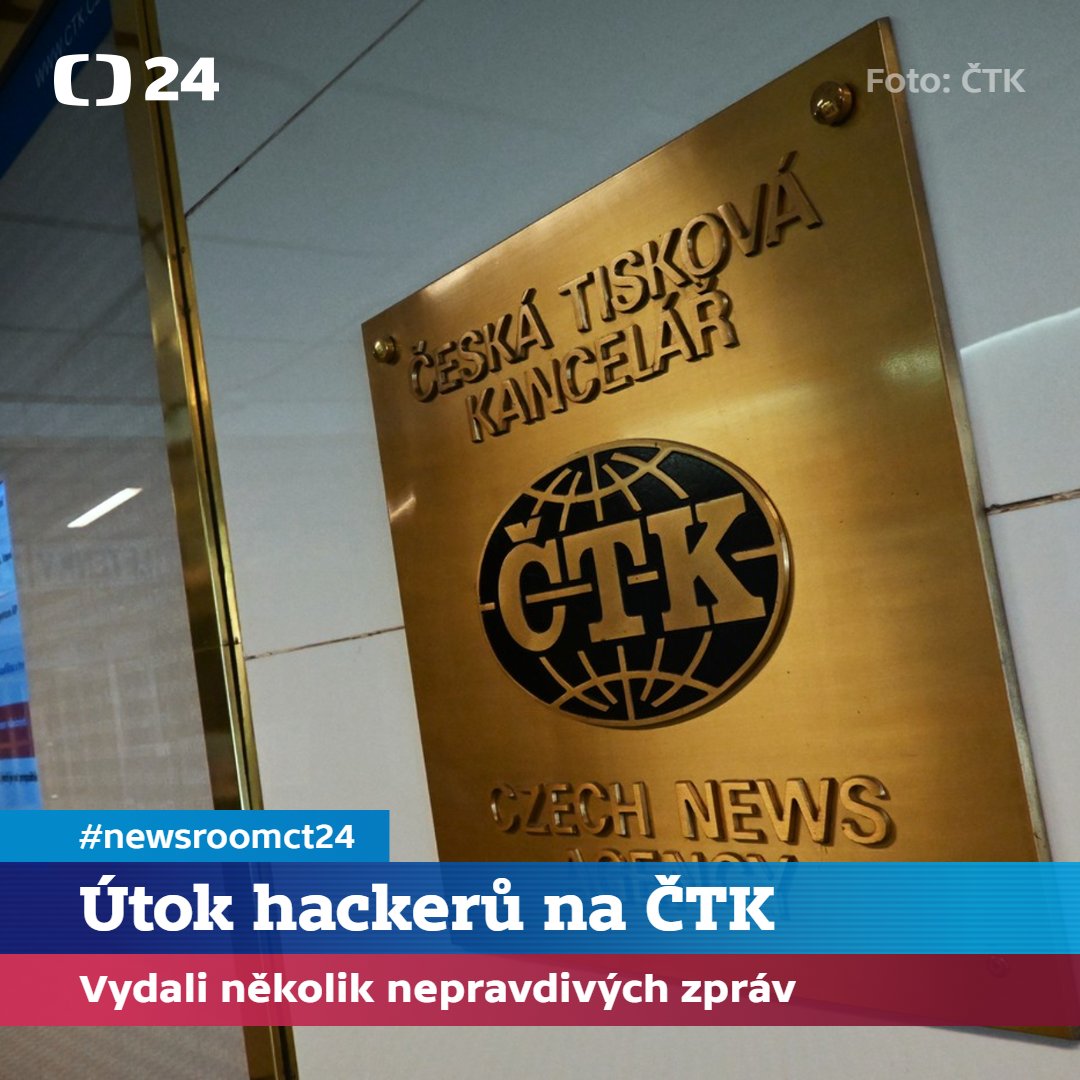 Newsroom ČT24 tweet media