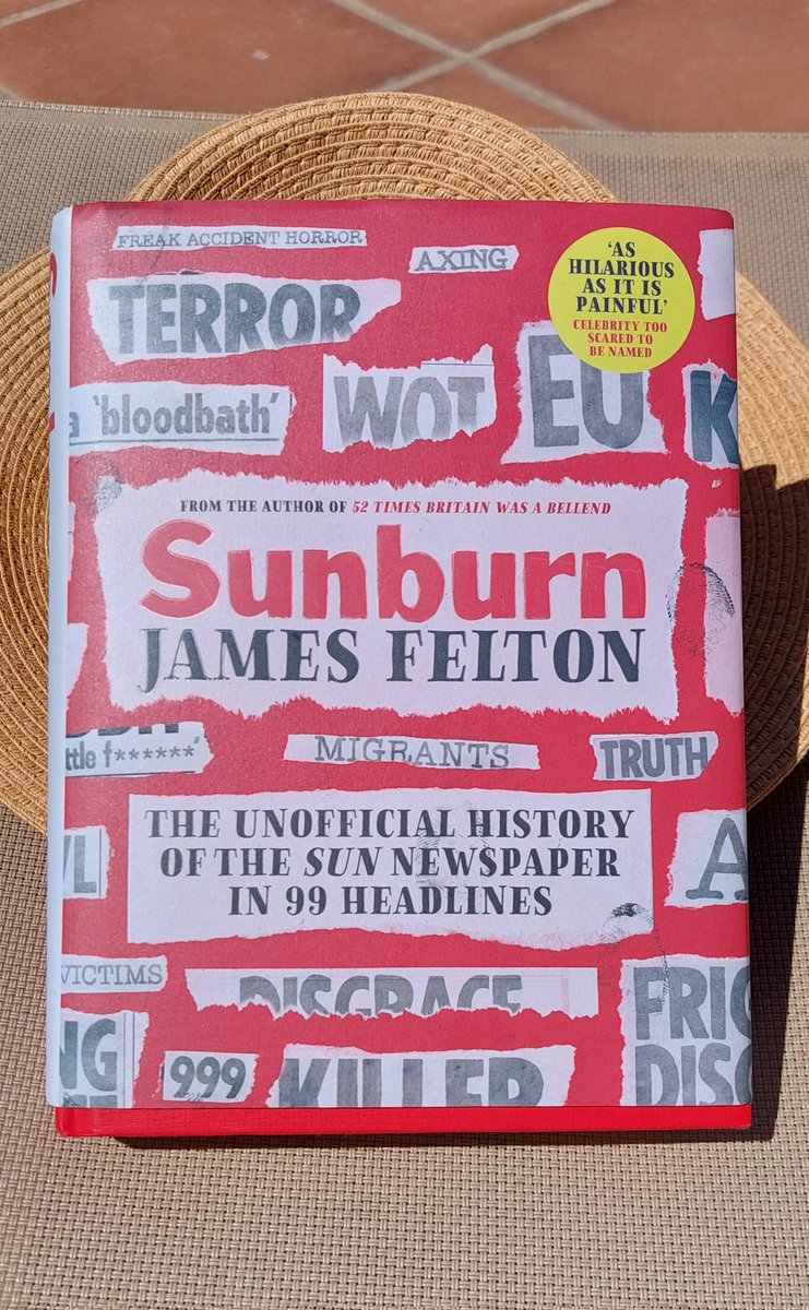 Highly recommend Sunburn by @JimMFelton which made for enlightening, funny and (necessarily) depressing poolside reading
