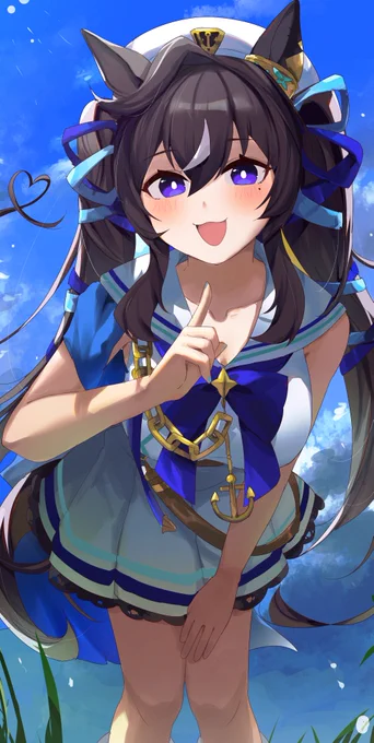 #私はこういう絵師です見た絵師全員参加ウマ娘とブルアカをよく描いてます 