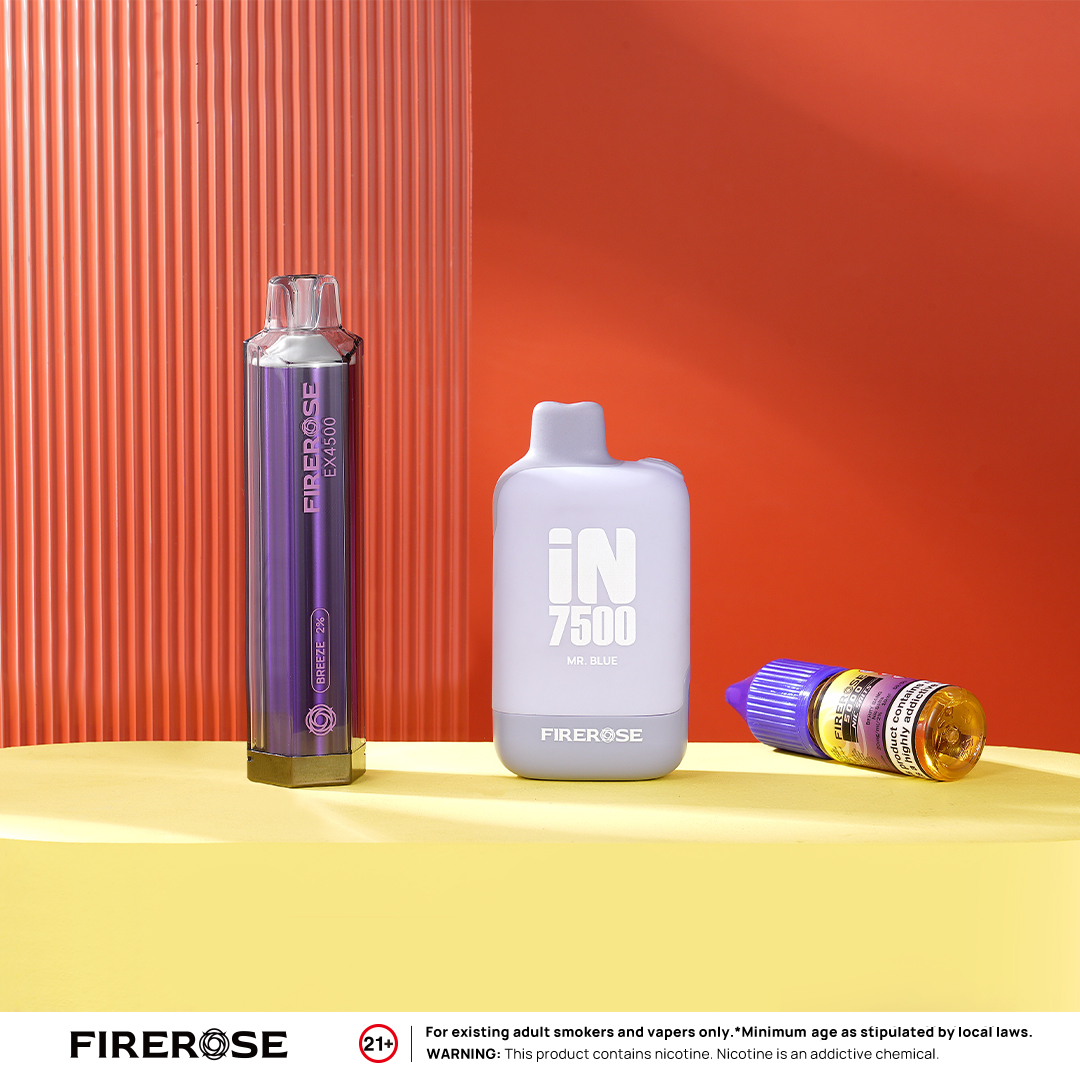 🫐Indulge in the delicious Blueberry Series, a burst of fruity flavor with every puff! . . 🙌Follow us @firerosetech to get the latest news. . . #firerose #firerosetech #vape #vapefam #vapecommunity #vapefan #disposablevape #vapelifestyle #vapelove #vapenews #vapestars #vapeuae