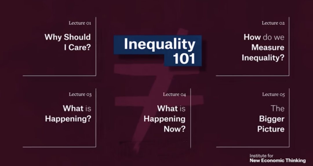 5 Terrific, Free Economics Resources Online 1) Inequality 101 - @BrankoMilan + @arjun_jayadev A wonderful series on economic inequality: its elements, measurement, as well as current trends, by 2 experts in the field. Cannot recommend more highly. youtube.com/playlist?list=…
