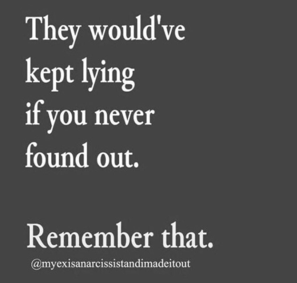 AwareOfTheNarc's tweet photo. A life with a narcissist is a life of lies. A life of never knowing what is actually true. A life of constantly questioning reality. A life where you never feel safe. A life that will steal the life you should have had. https://t.co/TkmgCZi37U