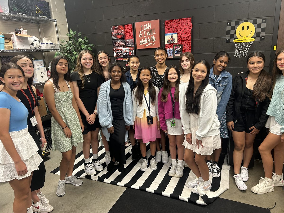 Congrats to our 7th grade lady lions soccer team on winning against Humble middle! The girls dressed up and all looked so beautiful