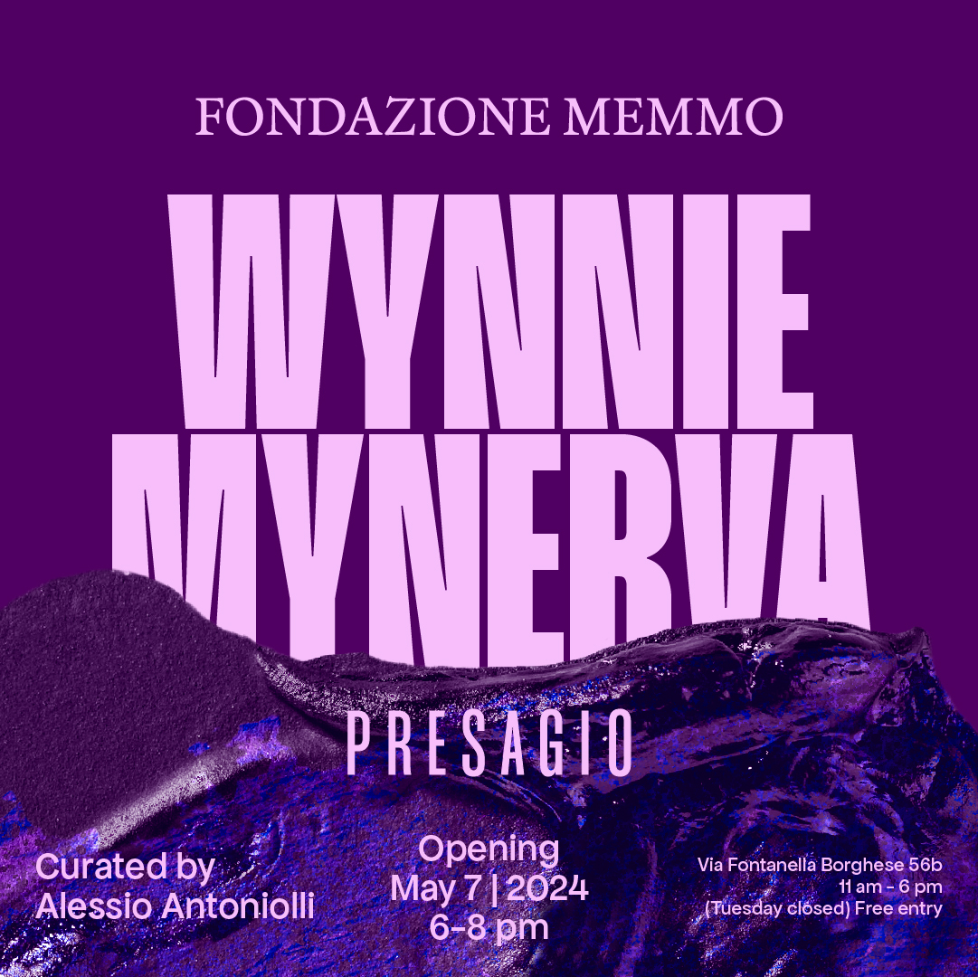 ✨SAVE THE DATE 
Wynnie Mynerva | Presagio [Omen] 
Curated by Alessio Antoniolli 
Opening May 7 | 6-8 pm  

Fondazione Memmo is pleased to announce the first solo exhibition in Italy by Wynnie Mynerva (Lima, Peru, 1992).
#Opening #wynniemynerva #alessioantoniolli #fondazionememmo