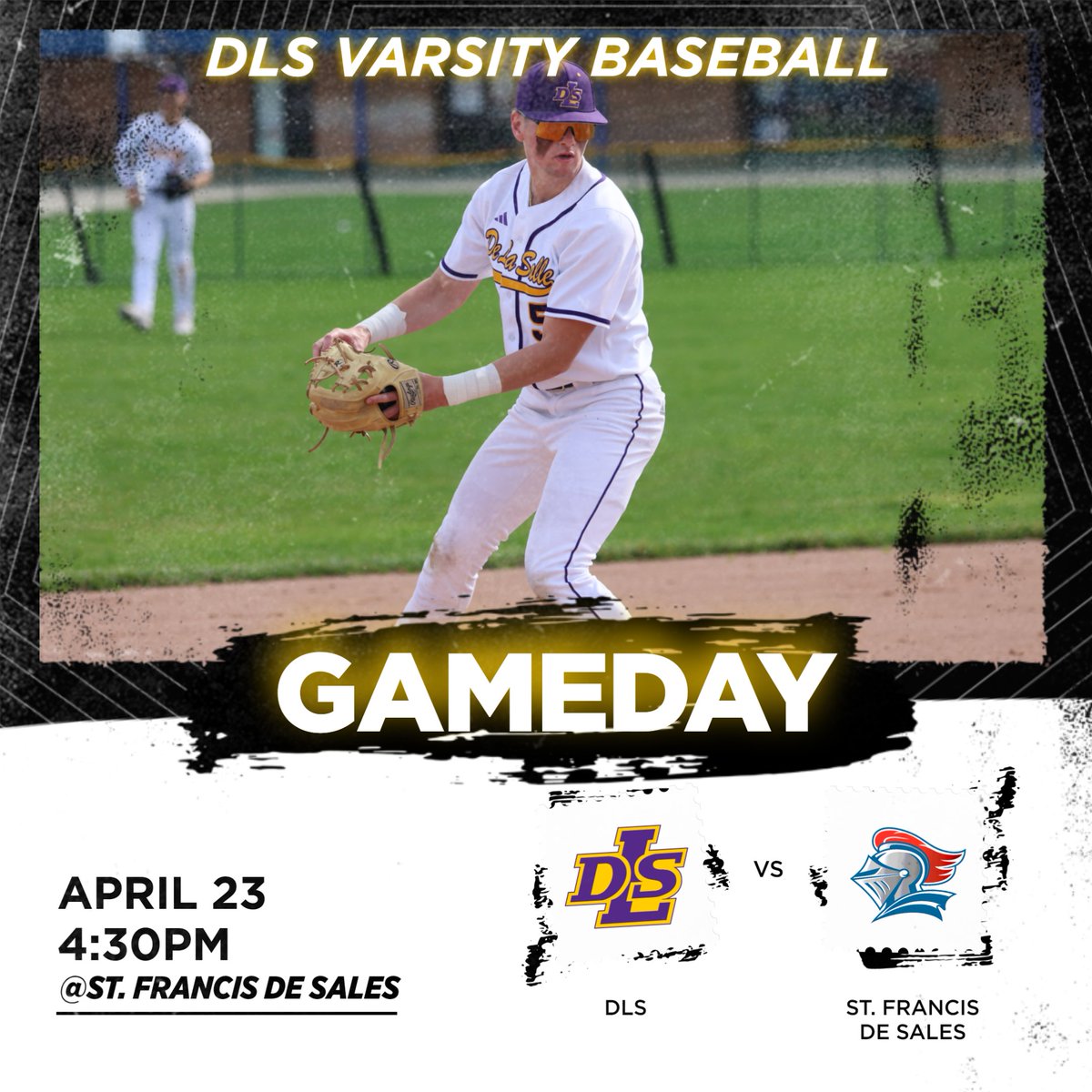 Good luck to DLS Varsity Baseball on the road as they go up against St. Francis de Sales at 4:30PM today, April 23. Let’s go, Pilots! 

#PilotPride @Pilots_Baseball @CHSL1926