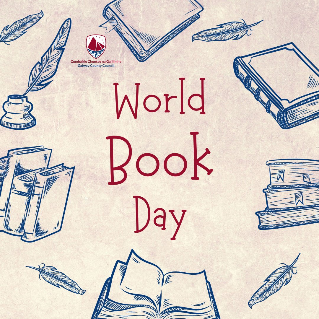 📚✨ Dive into a world of imagination, adventure and knowledge this #WorldBookDay and celebrate the joy of reading! #ReadMore📖 #Galway #Gaillimh #YourCouncil @LibrariesGalway, @OranmoreLibrary