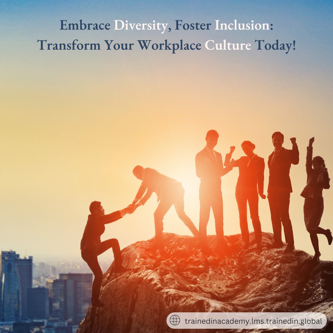 Explore Equality & Diversity in our eLearning course! Empower your team, promote inclusion, and foster a positive workplace culture today! Get the course: trainedinacademy.lms.trainedin.global/catalog/info/i… #InclusionMatters #DiversityTraining #LMS #eLearning #LearningManagementSystem #learning #edtech