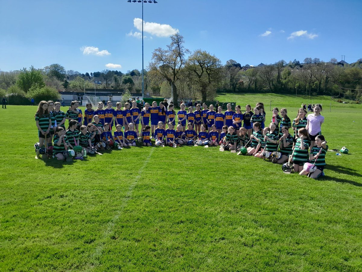 DouglasGAAClub's tweet photo. Finally back on grass for our U11’s who played Carrigaline on Sunday. There was great Camogie on display from both sides.
Douglas Camogie Street Leagues are kindly sponsored by @lehanemotors
@seanduncamogie
@carrigcamogie
#GoGamesWeek https://t.co/fM7JvXl5y3
