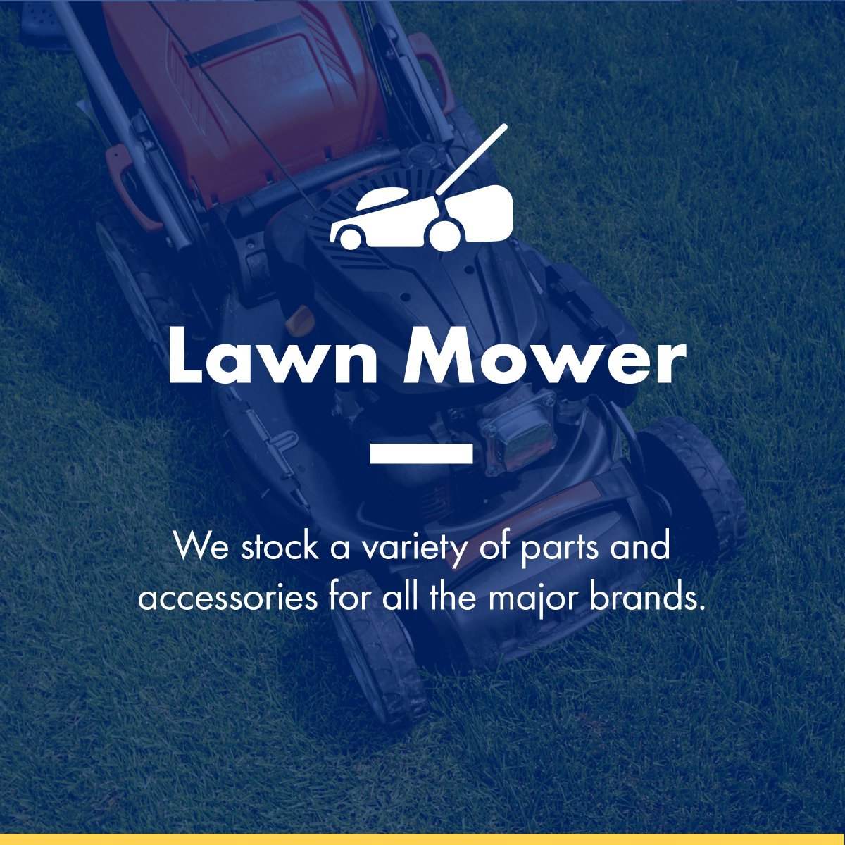 Lawn Mowers - We stock a variety of parts and accessories for all the major brands.

buff.ly/3M3gSEE

#lawnmower #grasscutting #gardencare