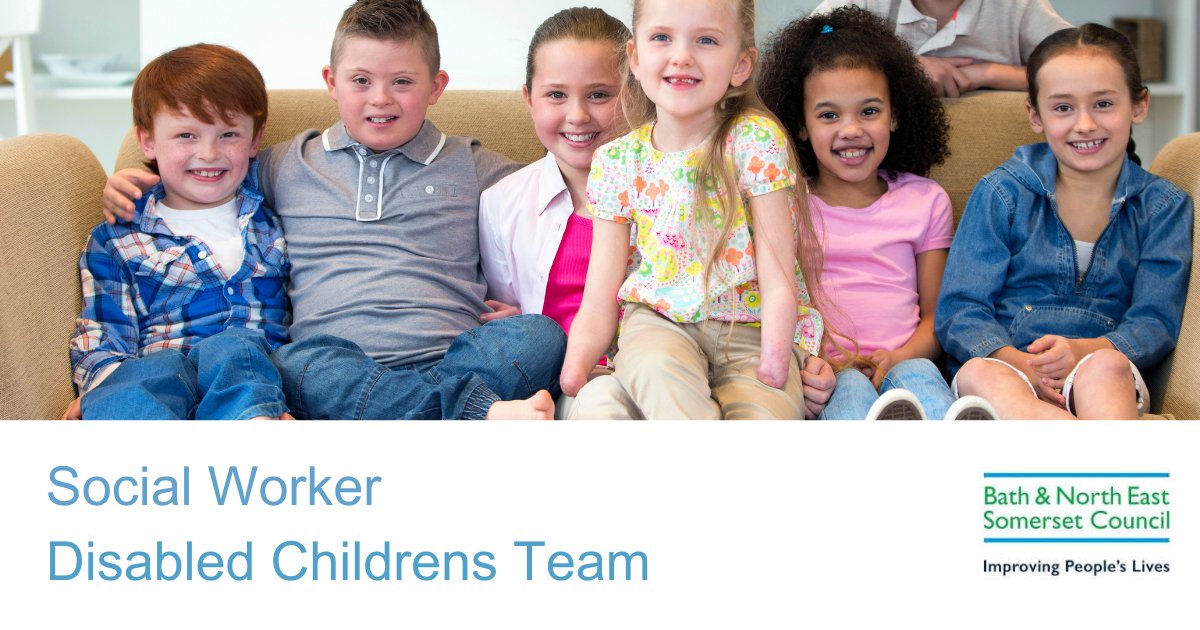 An exciting opportunity has arisen for a full time qualified Social Worker to join our Disabled Children’s Team, within the Care Outcomes Service. We are committed to being a dynamic and creative Local Authority.

Apply here:- ow.ly/pKWg50R97it

#bathjobs #bathnesjobs