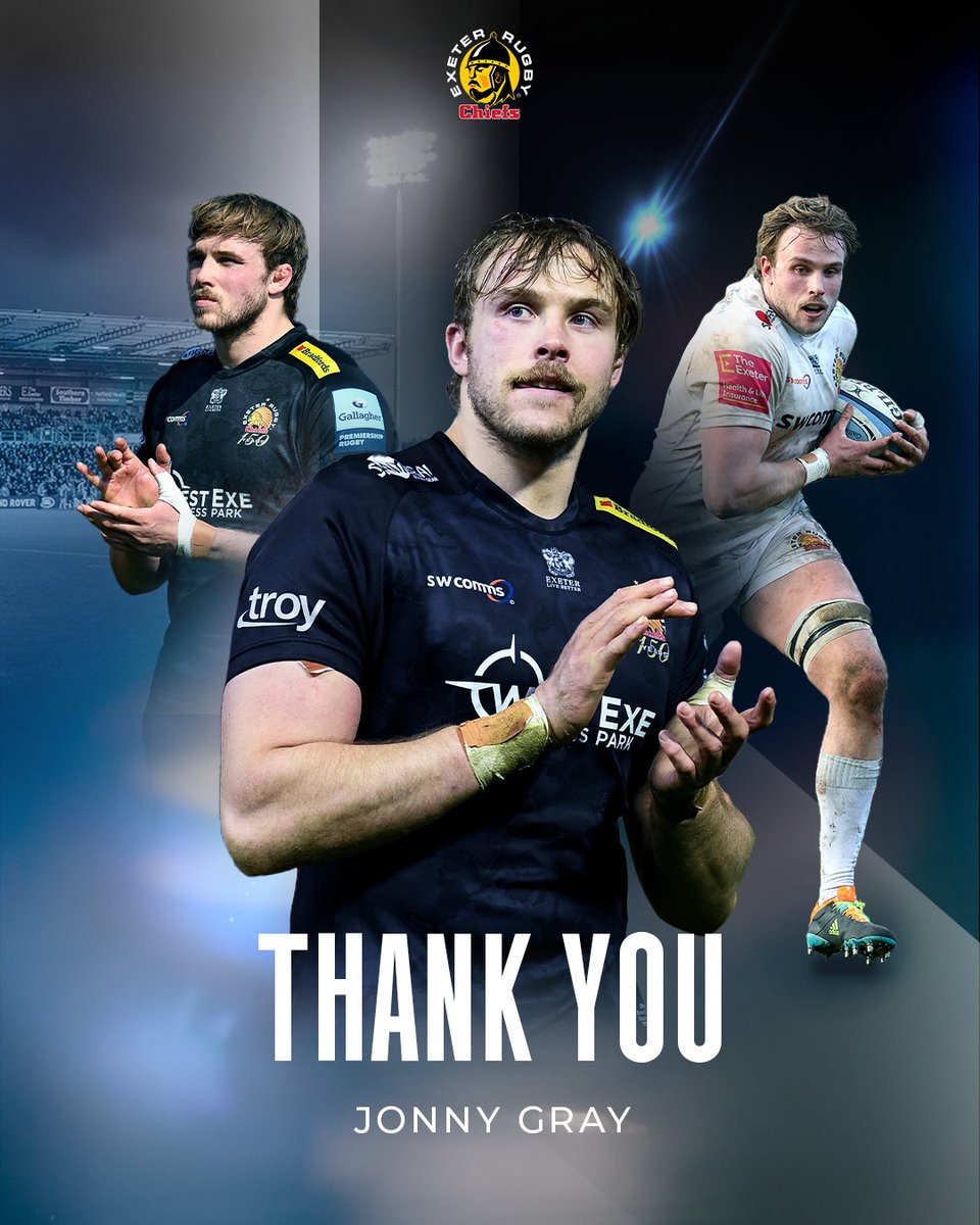 Thank you, Jonny 🙌 Jonny Gray is set to leave Sandy Park with immediate effect to explore other opportunities. 🗞️: bit.ly/3QdzMdn #JointheJourney