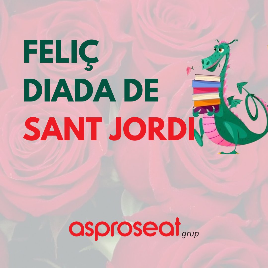 Feliç Diada de Sant Jordi! 📖🌹🐉