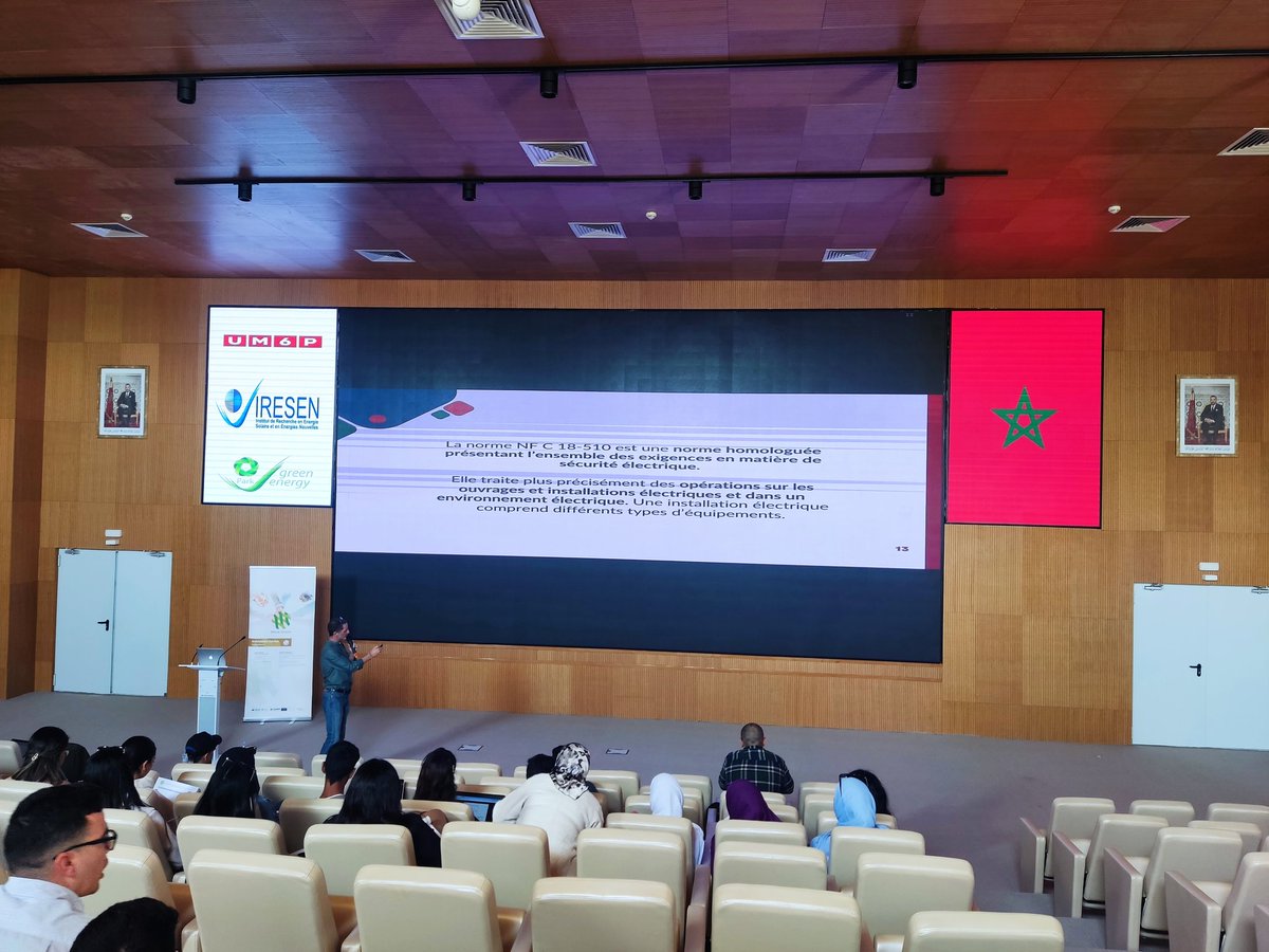 📌 Aquí en #iresen de #GreenEnergyPark en Benguerir, seguimos en el segundo día de la formación del proyecto #MOVEGREEN.
#FAMSI #CLANER #ANMAR