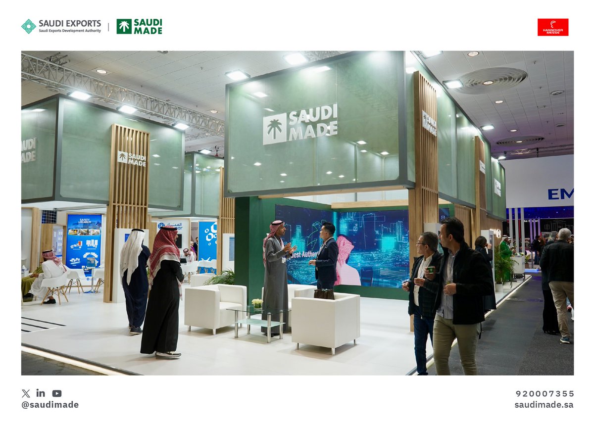 Saudimade_En's tweet photo. Join us for another thrilling day at the #HM24! 
Saudi Made Pavilion 🇸🇦
📍Hall 11 https://t.co/Xo8mAx4i3m