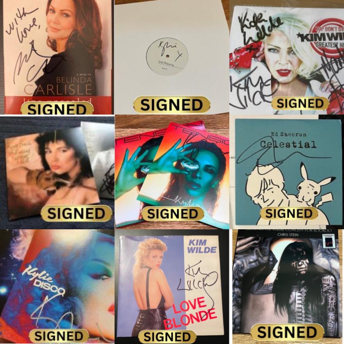 David Bowie sang “Let’s Dance” and we’ve many a record fit for the dancefloor over at the 2024 Music Auction from @davecrossx for @cabaretvscancer

ENDS SUNDAY!

jumblebee.co.uk/music24

❤️Autographs
Vinyl 🎧
🎤 Rare
And lots more 🎶

#charity #recordcollector #kylie #bowie