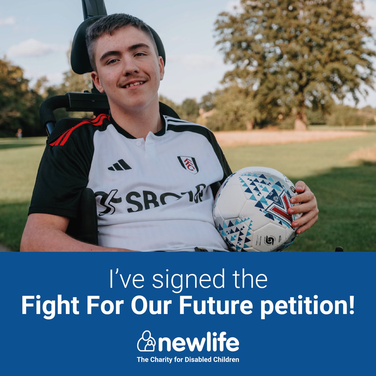 I’ve read <a href="/Newlifecharity/">Newlife the Charity</a>’s new report, Fight For Our Future: ACT Now for Disabled Children, and signed the petition. Can you sign it too? 👇 newlifecharity.co.uk/sign-petition