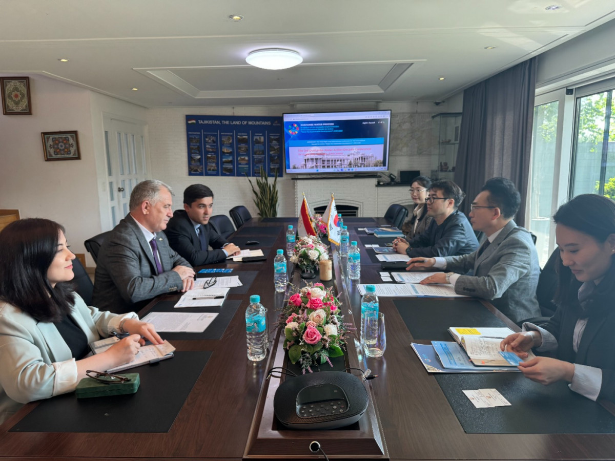 Meeting with the Director of International Centre for Water Security & Sustainable Management (iWSSM) under the auspices of UNESCO mfa.tj/en/main/view/1…