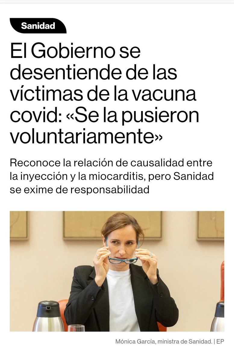 Atención ! Los que estén sin ningún pinchazo 😎 siéntanse tranquilos 😇 porque no les pasará nada 🙏 Ministerio de salud España