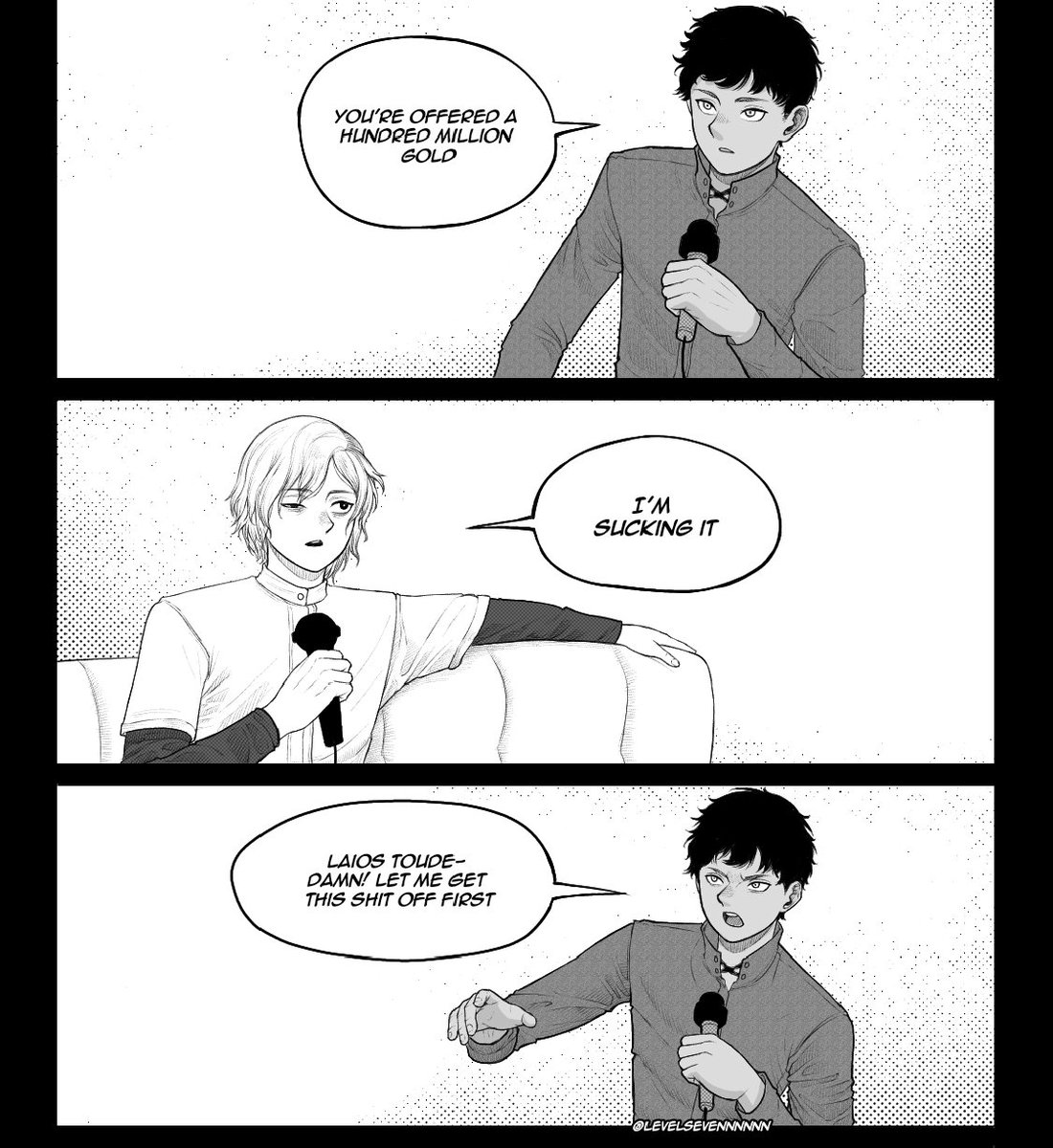 Levelsevennnnnn's tweet photo. Being Hesitant is Gay
#dungeonmeshi https://t.co/CBYUxbexqx