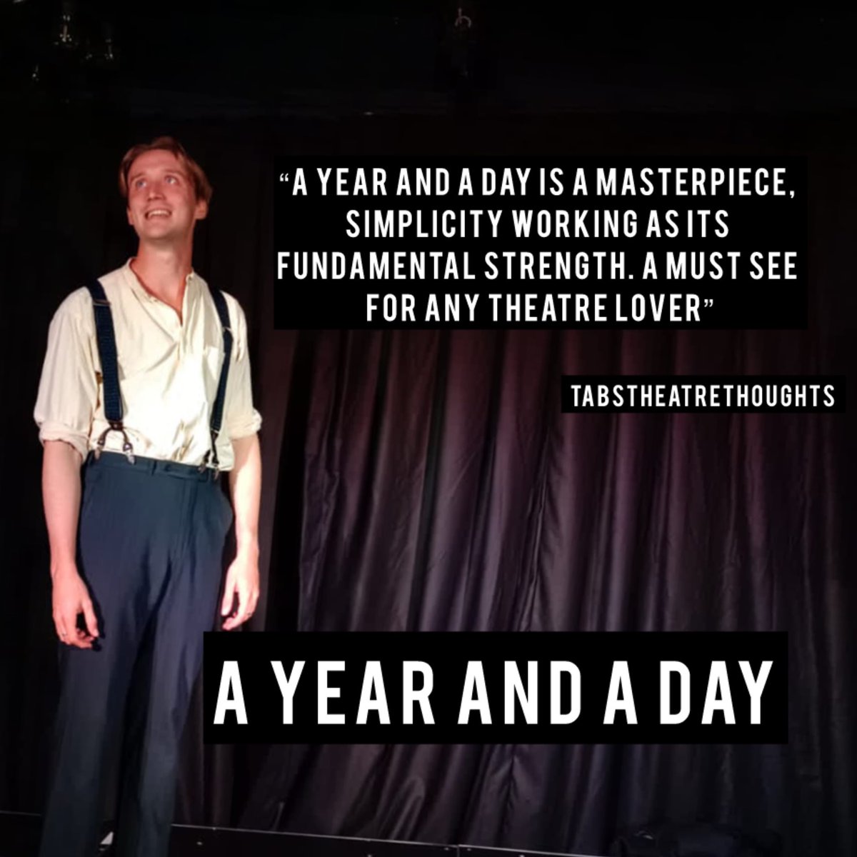 We’re bringing A Year and a Day to <a href="/NewWimbTheatre/">New Wimbledon Theatre</a> <a href="/brightonfringe/">Brighton Fringe</a> <a href="/RotundaDome/">RotundaTheatre</a> 
 and <a href="/praguefringe/">Prague Fringe</a> this May!

We received a phenomenal review from <a href="/tab_sky_limit/">Tab Sky</a> for our performance in Aylesbury and can’t wait for you to see this beautiful time-travel tale.

#theatre #fringe