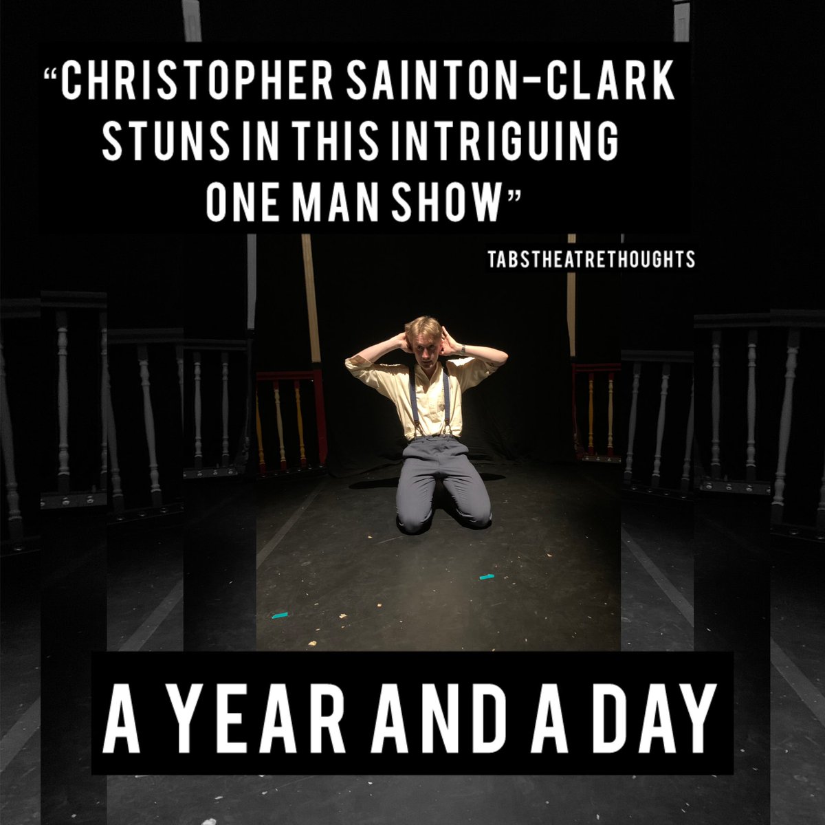 RaisingCainPro1's tweet photo. We’re bringing A Year and a Day to @NewWimbTheatre @brightonfringe @RotundaDome 
 and @praguefringe this May!

We received a phenomenal review from @tab_sky_limit for our performance in Aylesbury and can’t wait for you to see this beautiful time-travel tale.

#theatre #fringe https://t.co/0eeJSQjs9J