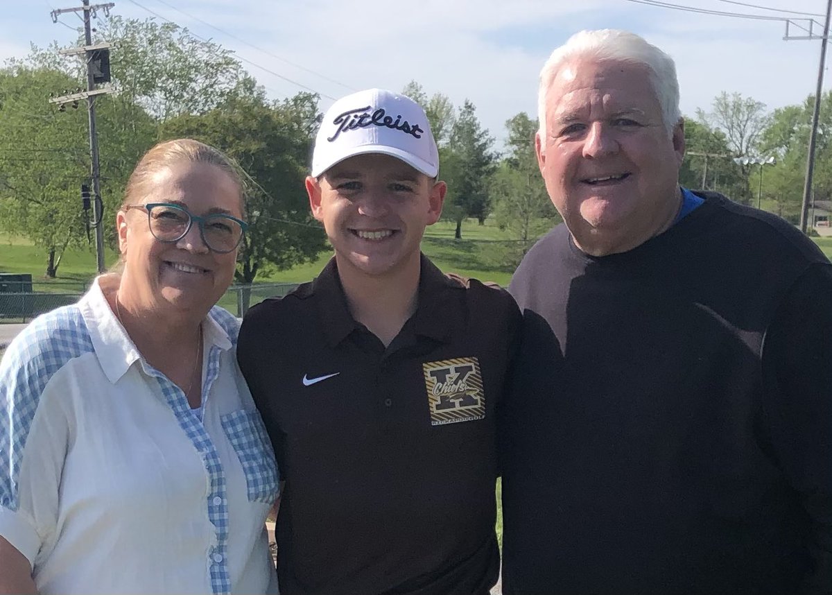 Cooper Colwell has made significant progress during his two seasons on the Chief golf team. His grandparents are frequent spectators to his improvement and in the past, his personal Uber ride. 😃.