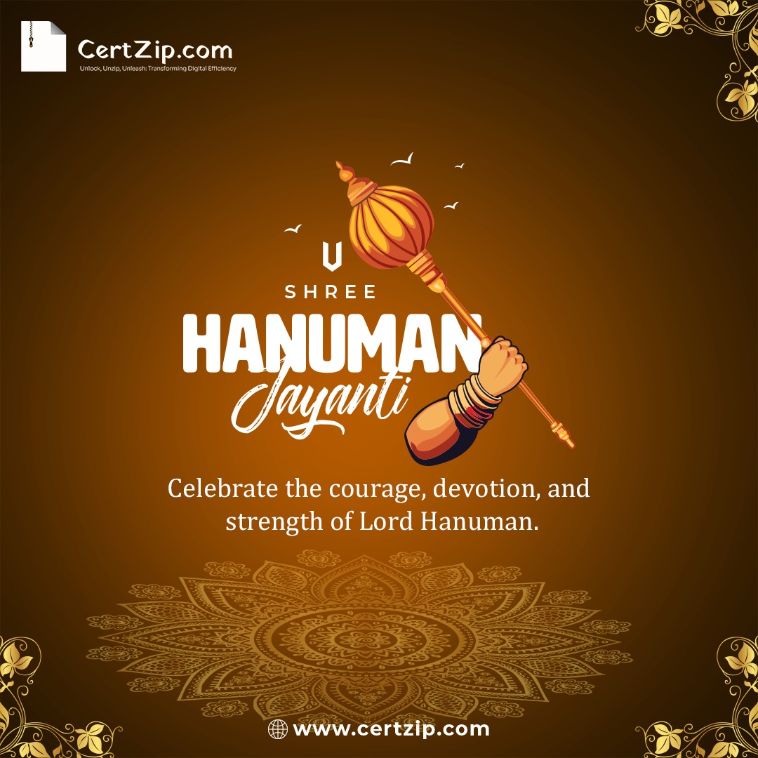 Lord Hanuman's legacy: inspiring strength, courage, and devotion. Celebrate his greatness this Hanuman Jayanti!
.
.
.
.
#certzip
#LordHanuman #Strength #Courage #Devotion #HanumanJayanti #BajrangBali #DivineLegacy #IndianFestival #HanumanChalisa #JaiHanuman