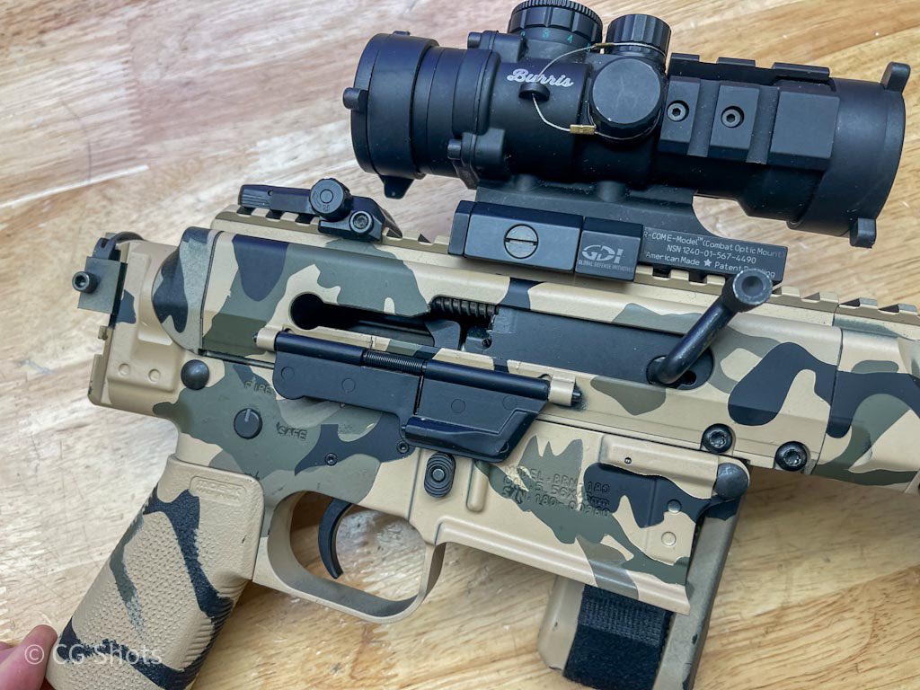 What can Aluma-Hyde do for you? Well this was one of a number of projects using it. In this case on one of my BRN-180s. #alumahyde #brn180 #retro #camo #brownells #brownellsinc #bureauofpropaganda