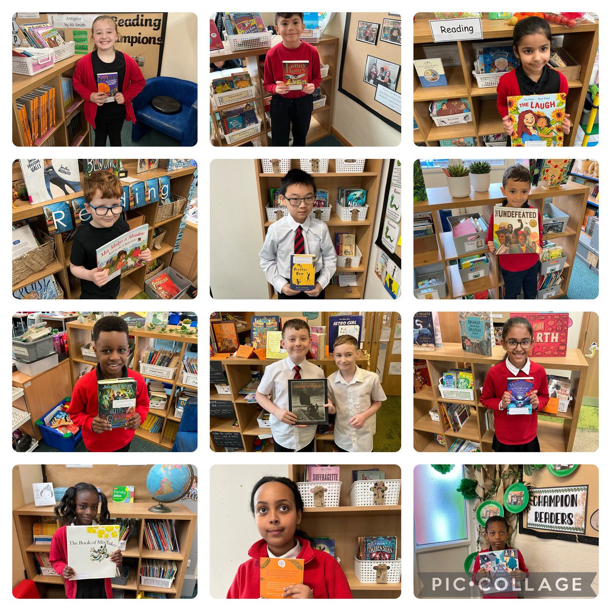 Lots more Champion Readers this week #keepreading #readingforpleasure we love these books @LennyHenry @HumzaProduction @FayEvansAuthor @kwamealexander @jamieoliver @aishabushby @LeilaR