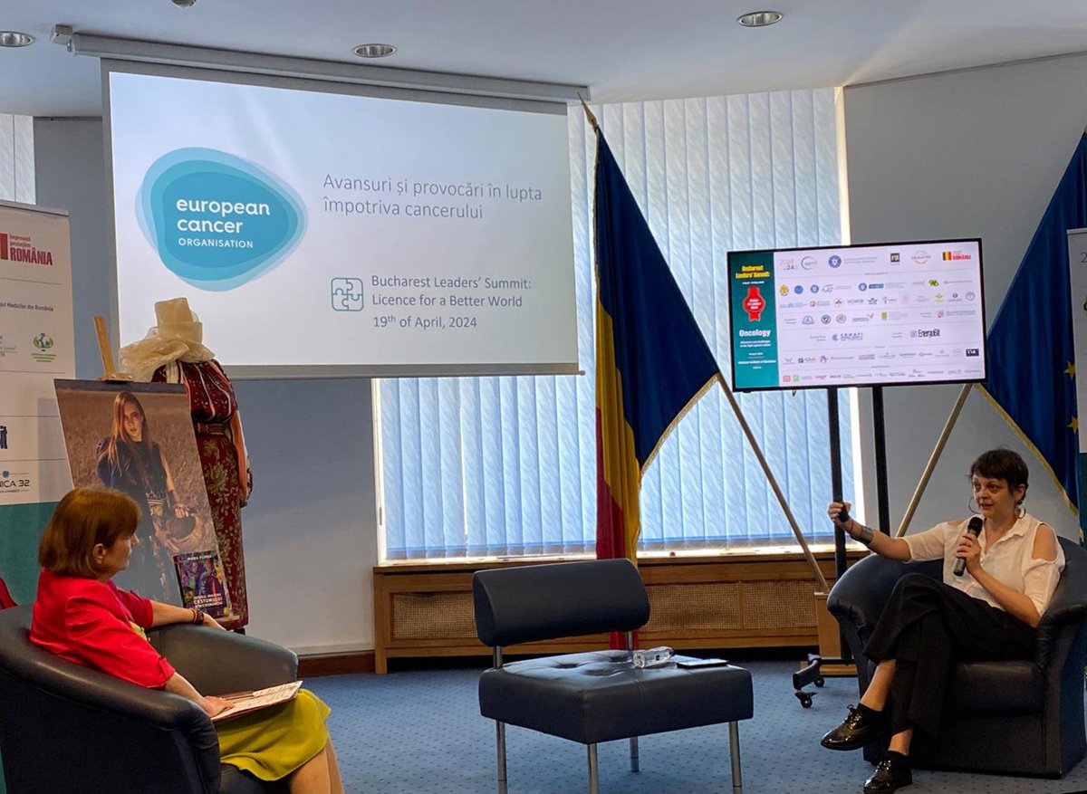 Last week, HPV Action Romania consultant @Alina_Comanescu joined a national conference on the 'advances and challenges in the fight against cancer' She presented the project, helping organisations and institutions to implement #HPVelimination policies🔗 europeancancer.org/hpv/impact/hpv…