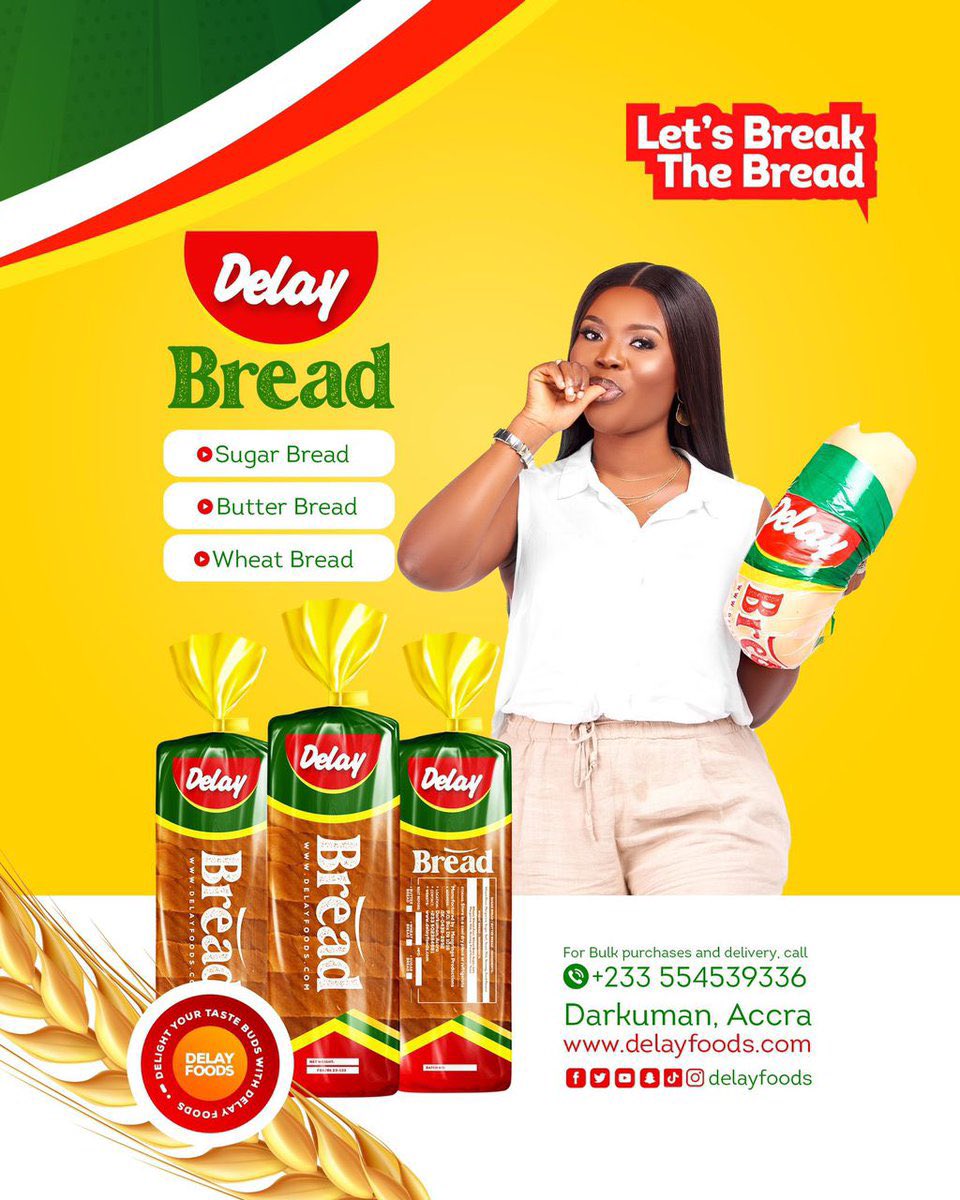 Join me let’s break some bread now. We’re everywhere #DelayFoodsTheBest