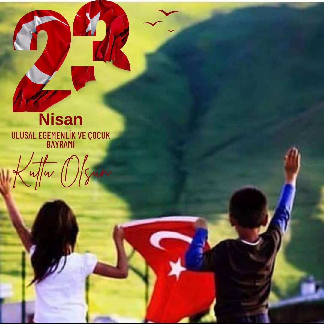 Geleceğimizin teminatı çocuklarımızın #23Nisan Ulusal Egemenlik ve Çocuk Bayramı kutlu olsun. 🇹🇷