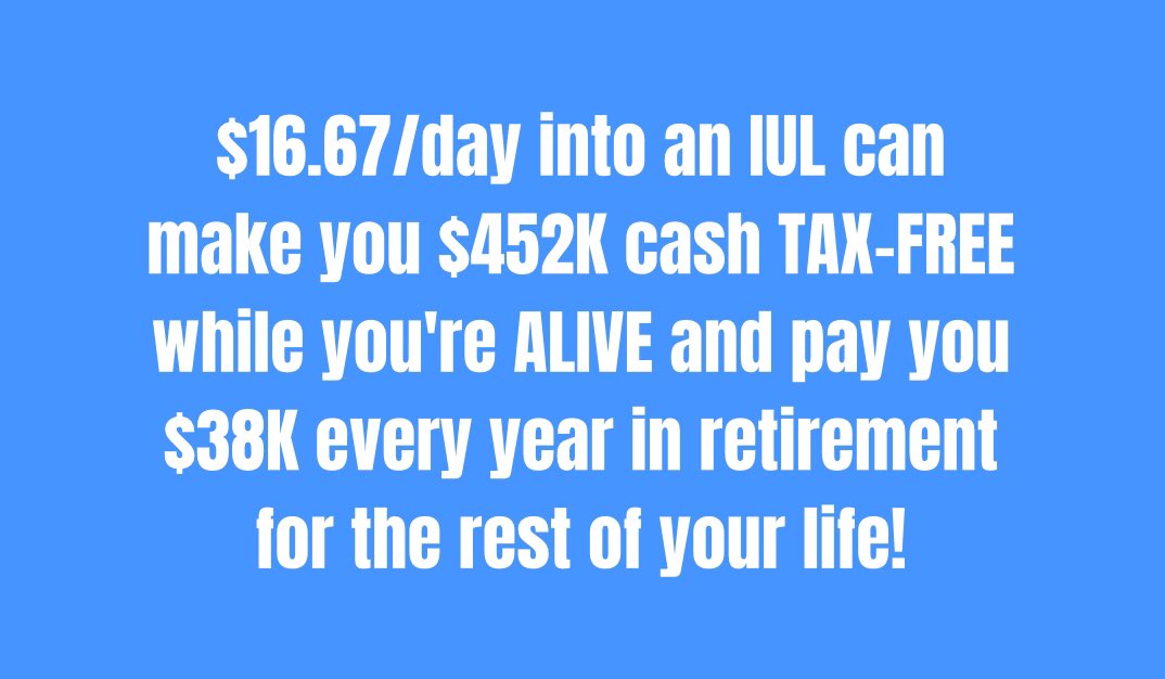 PlanwellS87982's tweet photo. DM ME FOR MORE INFO!
#TaxFreeRetirement #FinancialArchitect #IncomeForLife #TheMoreYouKnow https://t.co/kLLLeKpA3I