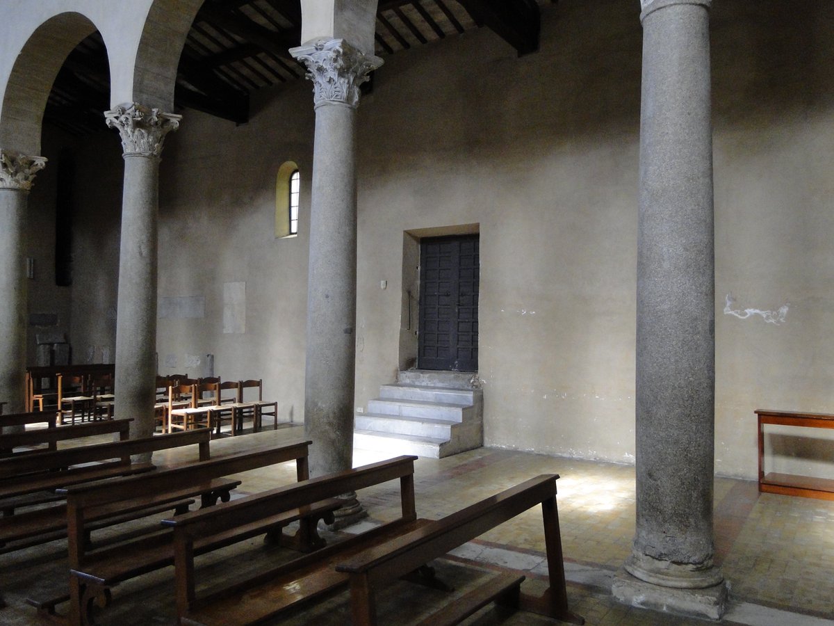 Today is the feast of St. George.  This is his namesake church in Rome, which dates to the eighth century.  It also served as a community food bank.  #StGeorge #FeastDay