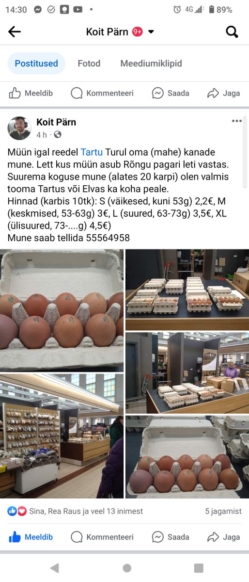 Müün mahemune. Kõik oluline teave on pildil. Kolmandal Mail käin Tallinnas ja Sakus, kui sealkandis on soovijaid (soovitatavalt suurem kogus), toon munad koju kätte. Minu munade ostjad on kaubaga rahul, maitse on parem kui poemunal, paljud kasutavad küpsetamiseks.