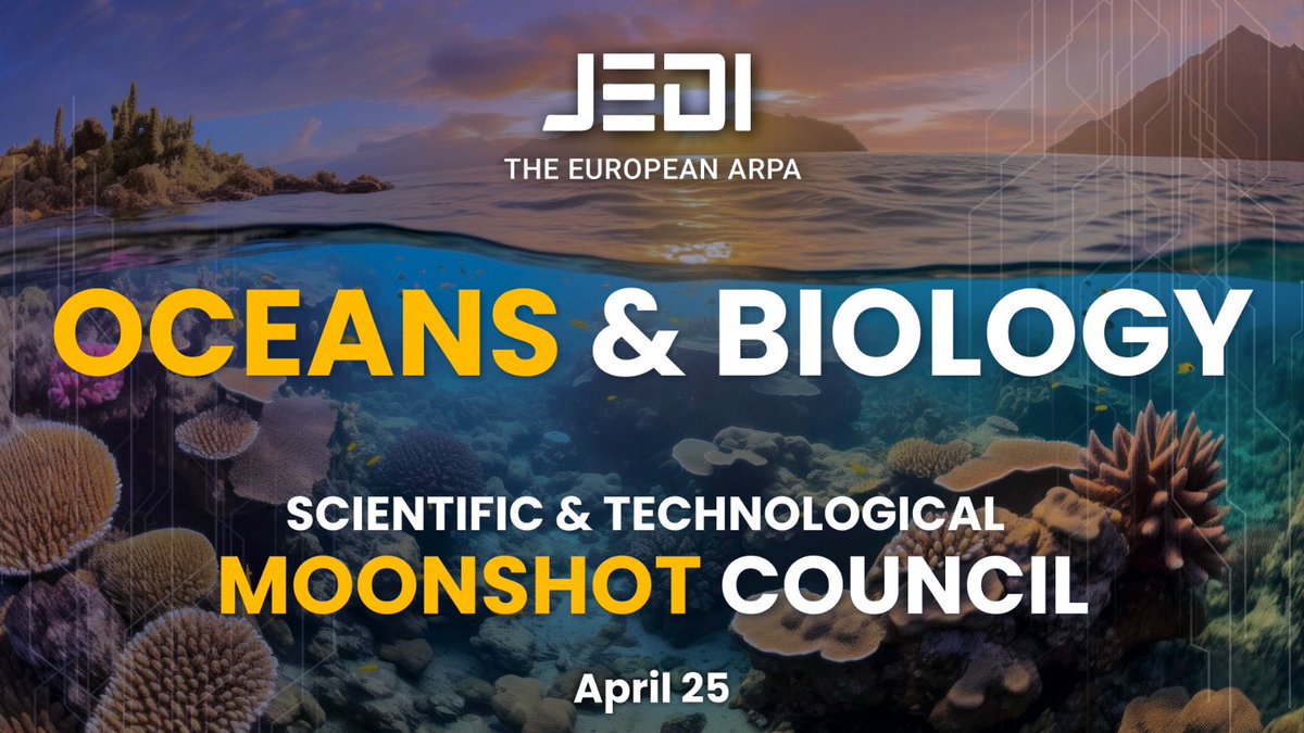 Excited about session #3 of our world-class #OceanBiology Scientific &amp; Tech Council - to prepare next #moonshot programs on drug discovery, cancer, AMR &amp; materials

📣 Share &amp; suggest the best brains from #Science #Deeptech

#JEDIOceansChallenge
#TheEuropeanARPA 
<a href="/RayDalio/">Ray Dalio</a> <a href="/FPA2/">FPA2</a>