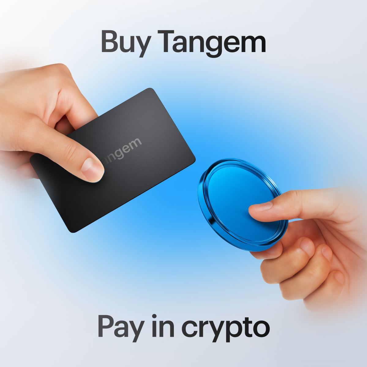 Buy Tangem Wallet with crypto 🎉

We're thrilled to announce that we now support payment in selected cryptocurrencies including BTC, USDT, KAS, SOL, and SHIB.

💡You can now buy a crypto cold wallet with your crypto and securely store your assets in it. More details are in our
