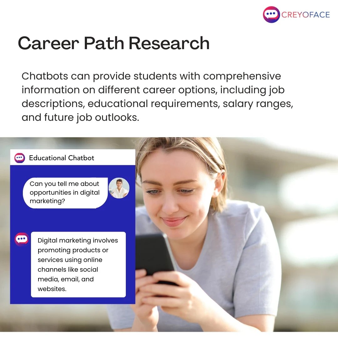 Transform student journeys with Chatbots! 🌟
 
Uncover passions, bridge skill gaps, and explore limitless career possibilities. 

#education #aichatbots #nocode #carrer #digitaleducation