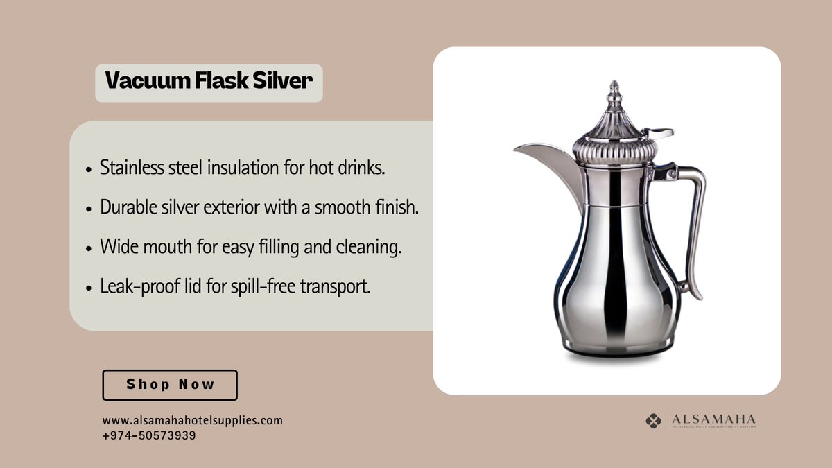 alsamaha's tweet photo. Keep drinks hot with Al Samaha's vacuum flask,perfect for travel, office or outdoor adventures.

#alsamaha #alsamahahotelsupplies #alsamahahospitality #alsamahaqatar #doha #qatar #qatrlife #qatrsupplement #dohaqatar #dohashopping #qatarshopping #سوق_قطر #قطر #الدوحه #qatarliving https://t.co/sgVPagKwjK