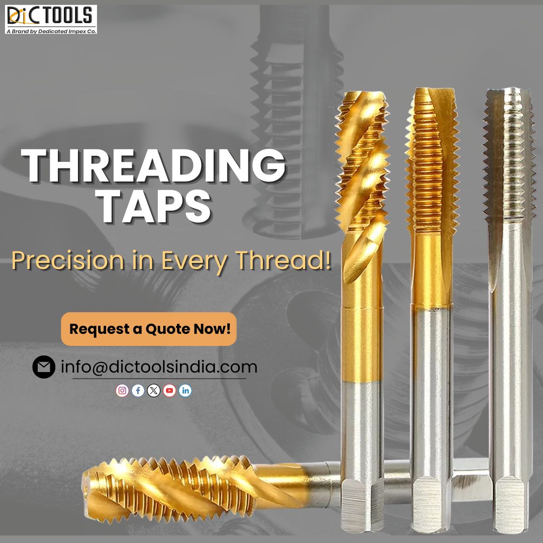 dic_tools's tweet image. Threading Taps

Request a Quote Now: info@dictoolsindia.com

YouTube Link: youtube.com/watch?v=7zH95y…

#threadingtaps #threading #tappingtools #threadingtools #industrialcuttingtools #threadingtapsanddies #manufacturer #diccuttingtools #dictools